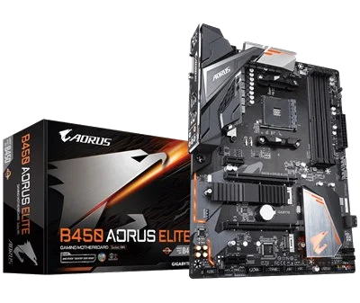 GIGABYTE B450 AORUS ELITE , AM4,PCI-E, DualDDR4 2133/2400/2667/2933 +LAN1000 HDMI