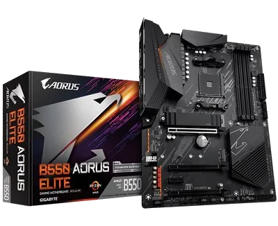 GIGABYTE B550 AORUS ELITE V2 , AM4,PCI-E, DualDDR4 2133/2400/2667/2933/3200 +LAN1000 HDMI