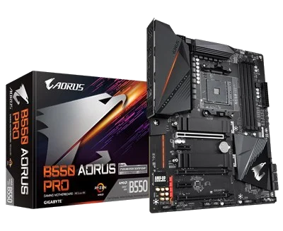 GIGABYTE B550 AORUS PRO , AM4,PCI-E, DualDDR4 2133/2400/2667/2933/3200 +LAN1000 HDMI