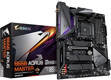 GIGABYTE B550 Aorus Master , AM4,PCI-E, DualDDR4 2133/2400/2667/2933/3200 +LAN1000 HDMI