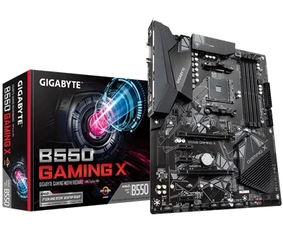 GIGABYTE B550 GAMING X , AM4,PCI-E, DualDDR4 2133/2400/2667/2933/3200 +LAN1000 HDMI