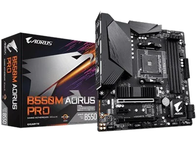 GIGABYTE B550M AORUS PRO-P , AM4,PCI-E, DualDDR4 2133/2400/2667/2933/3200 +2.5GbE LAN HDMI