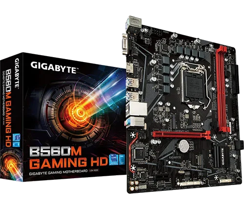 GIGABYTE B560M GAMING HD ,2DualDDR4 2133/2400/2666/2933/3000/3200 ,8CH ,1GB ,HDMI S1200