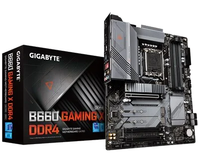 GIGABYTE B660 GAMING X ,4DualDDR4 2133/2400/2666/2933/3000/3200 ,8CH ,1GB ,HDMI S1700
