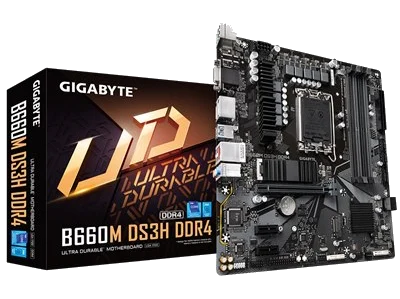 GIGABYTE B660M DS3H ,4DualDDR4 2133/2400/2666/2933/3000/3200 ,8CH ,2.5GB ,HDMI S1700