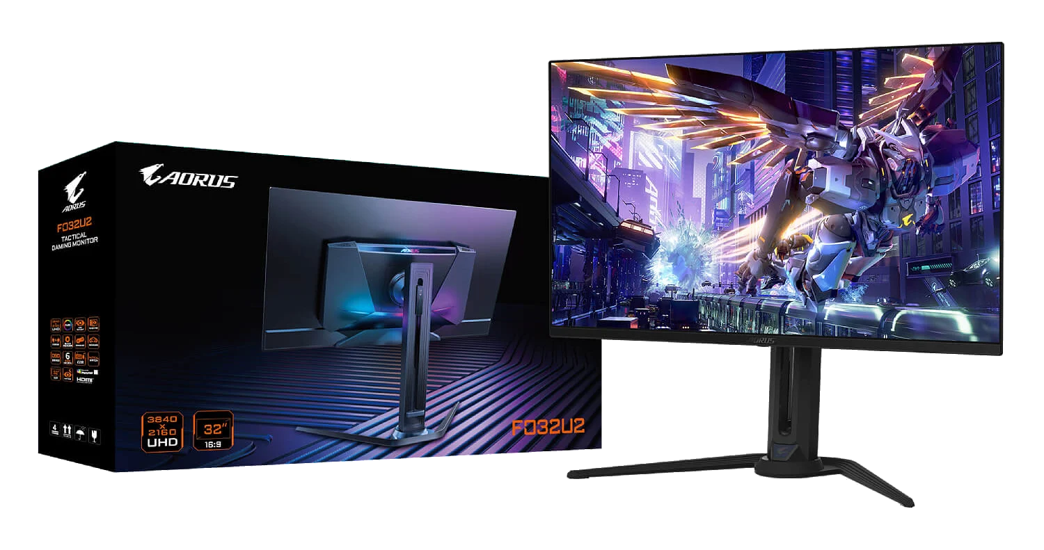 מסך מחשב לגיימינג Gigabyte 32" AORUS OLED UHD 240Hz 0.03ms – תמונה 6