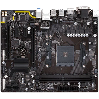 GIGABYTE GA-A320M-HD2 , AM4,PCI-E, DualDDR4 2133/2400 +LAN1000 HDMI