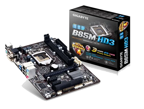 GIGABYTE GA-B85M-HD3 ,DualDDR3 1333/1600,8CH ,1GB ,HDMI