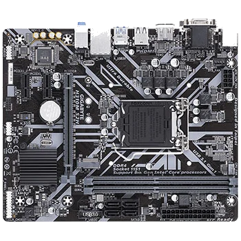 GIGABYTE GA-H310M S2H,DualDDR4 2133/2400/2666,8CH ,1GB ,S1151 ,DVI,HDMI