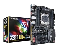 GIGABYTE GA-X299-UD4 LGA2066 ,X299 Lan1000/DDR4 2400 / 2666 ,USB3,SATA3