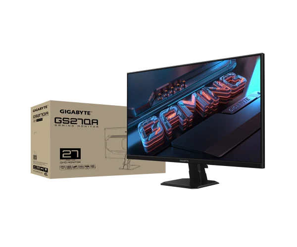 GS27QA Gaming Monitor "27 SS IPS 2K 1MS 1:80000000 180Hz OC