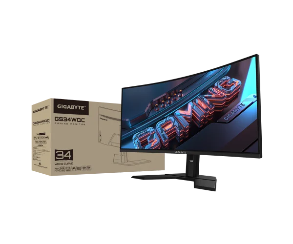GS34WQC Gaming Monitor "34 LED 1MS 1:80000000 135Hz