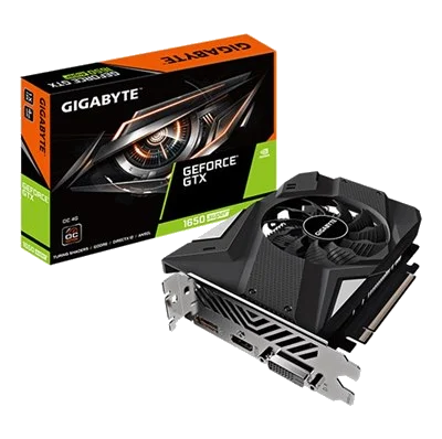 GIGABYTE nVIDIA Geforce GV-GV-N165SOC-4GD 4GDDR6 + TV OUT- HDMI/ Dual DVI, PCI-E
