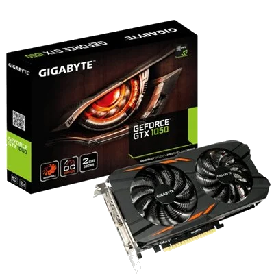 GIGABYTE nVIDIA Geforce GV-N1050WF2OC-2GD 2GDDR5 + TV OUT- HDMI/ Dual DVI, PCI-E