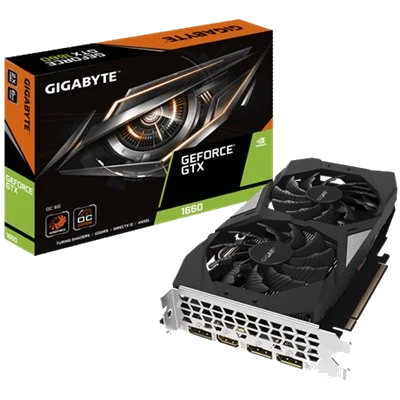 GIGABYTE nVIDIA Geforce N1660OC-6GD 6144MB DDR5+ TV OUT- HDTV-out / Dual DVI-I/ , PCI-E