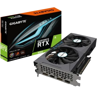 GIGABYTE GV-N3060EAGLE OC-12GD 2.0 Geforce RTX 3060 12GB / DisplayPort / HDMI, PCI-E