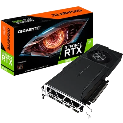 GIGABYTE GV-N3090TURBO-24GD Geforce RTX 3090 24GB / DisplayPort / HDMI, PCI-E