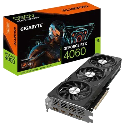 GIGABYTE GV-N4060GAMING OC-8GD nVIDIA Geforce 4060 8GB GDDR6 Triple Fan 3DP+HDMI
