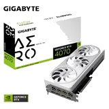 GIGABYTE GV-N4070AERO OC-12GD nVIDIA Geforce 4070 12GB GDDR6X Triple Fan 3DP+HDMI