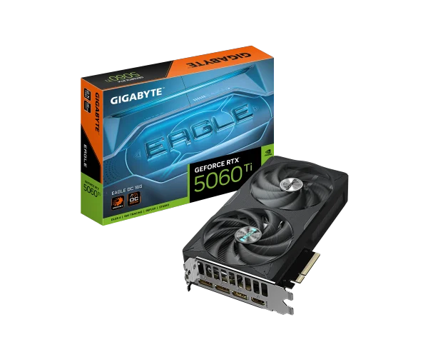 GIGABYTE GV-N506TEAGLE OC-16GD nVIDIA Geforce 5060 TI EAGLE OC 16GB GDDR7 Dual Fan 3DP+HDMI