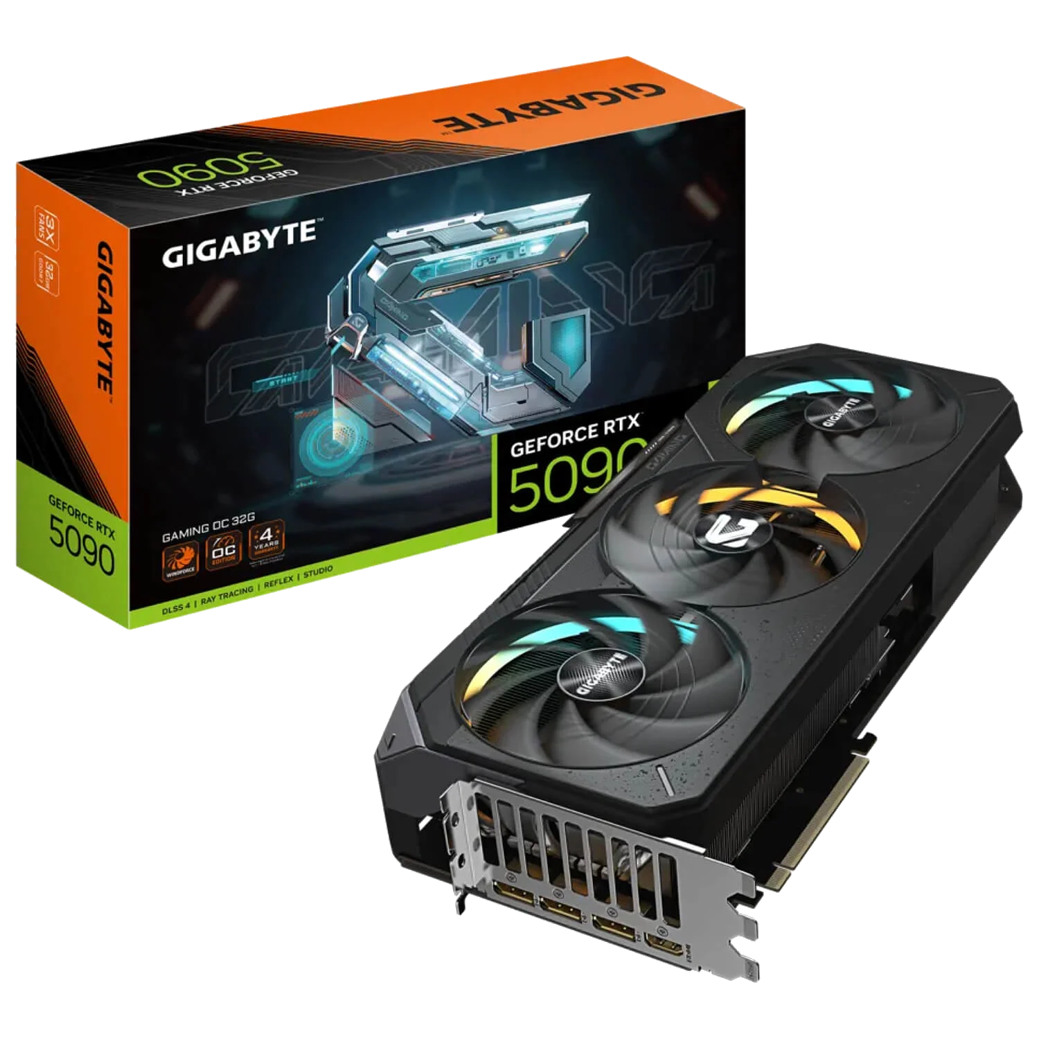 GIGABYTE GeForce RTX 5090 GAMING OC Triple Fan 32GB GDDR7 3DP+HDMI