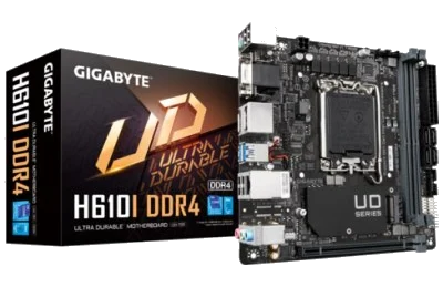 GIGABYTE H610I DDR4 ,2DualDDR4 2133/2400/2666/2800/2933/3000/3200 ,8CH ,1GB ,HDMI S1700