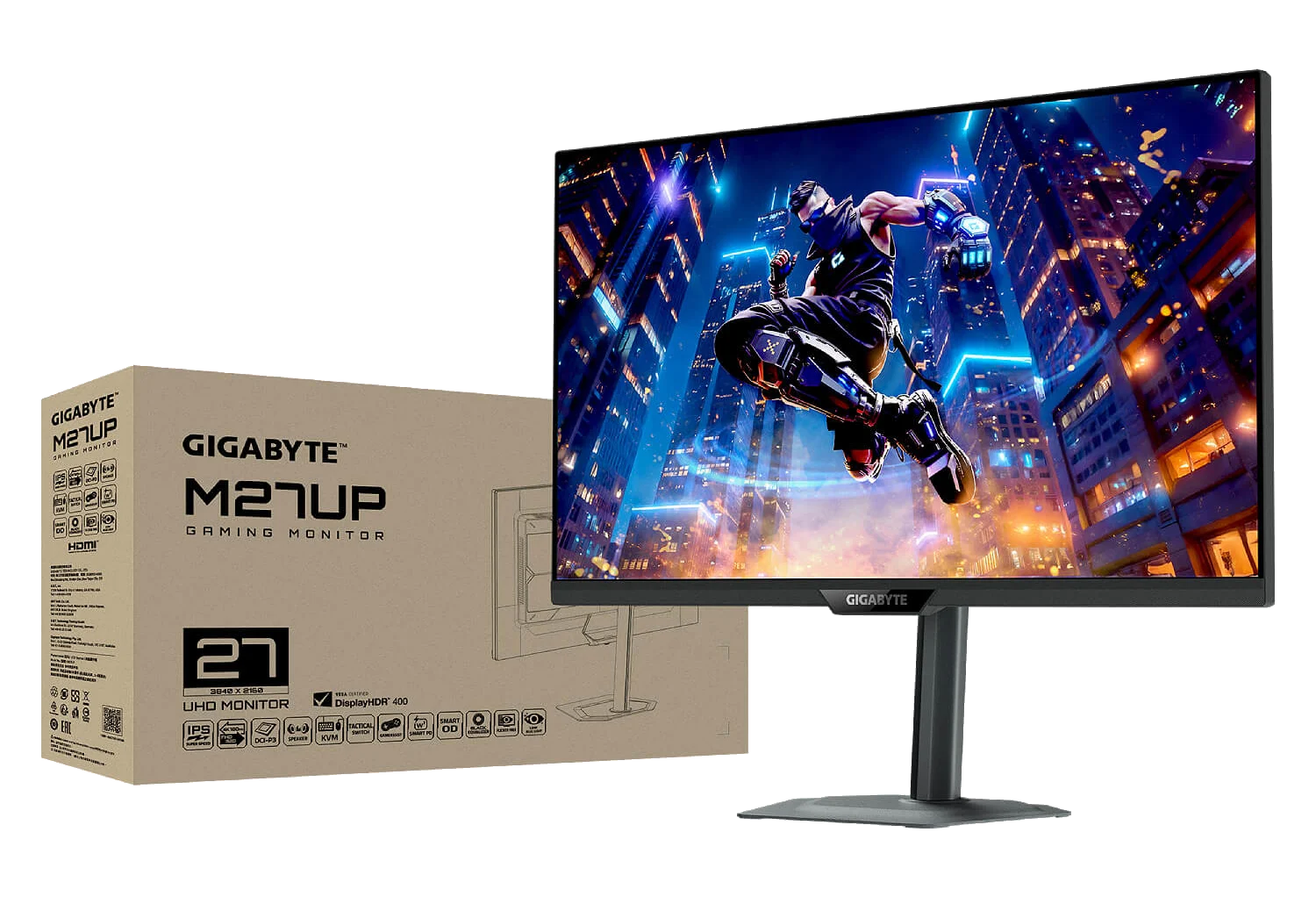 מסך גיימינג Gigabyte M27UP 4K UHD "27 SS IPS 1ms 160Hz HDR400 – תמונה 5