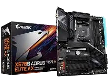 GIGABYTE X570S AORUS ELITE AX , AM4,PCI-E, DualDDR4 2400/2667/2933/3200 +LAN1000 HDMI