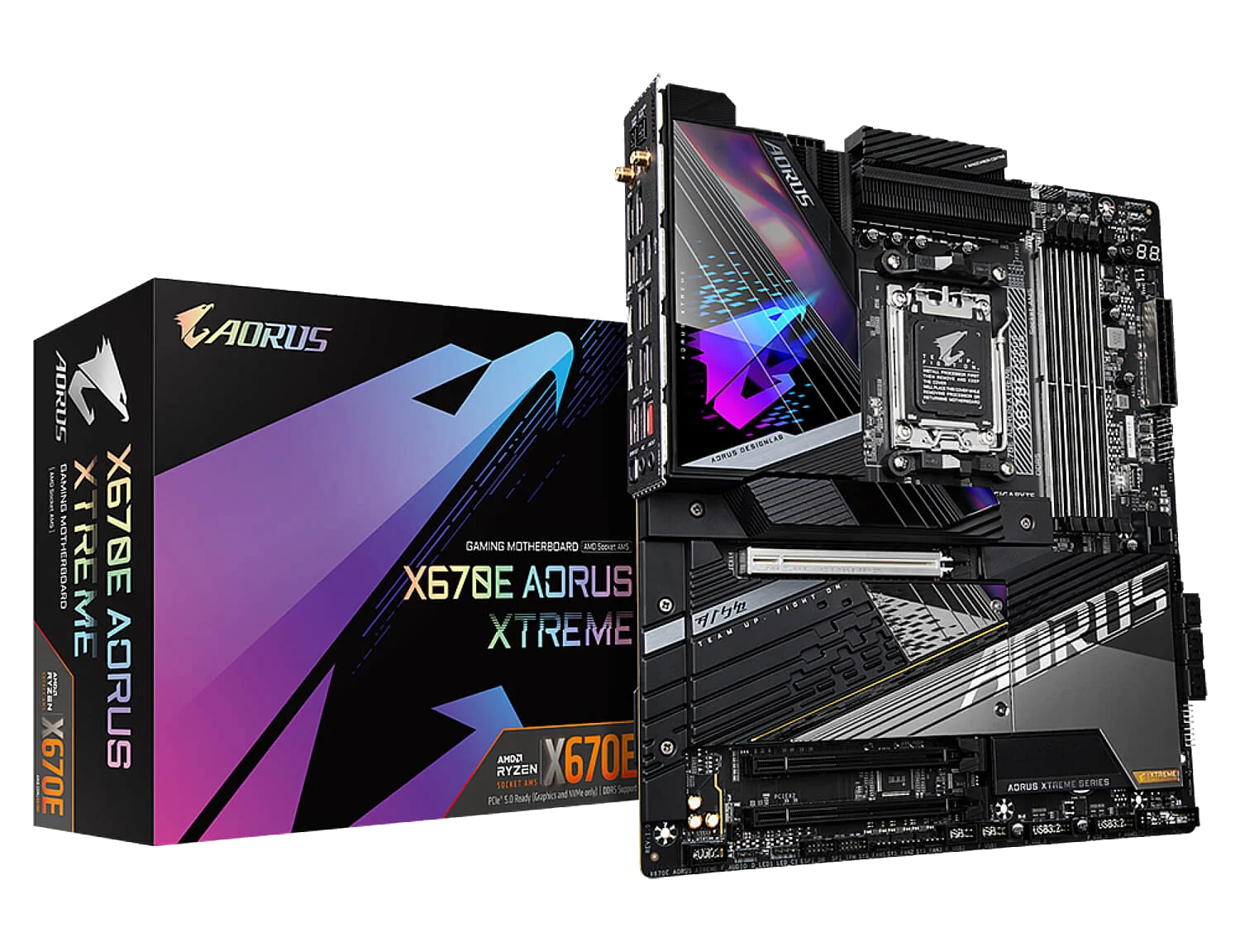 GIGABYTE X670E AORUS XTREME , AM5,PCI-E, DualDDR5 4400/4800/5200 +LAN2.5G HDMI