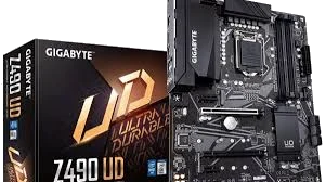 GIGABYTE Z490 UD , Core™ i3/i5/i7,DualDDR4 2133/2400/2666/2800/2933 ,2XPCI-E,1GB S1200