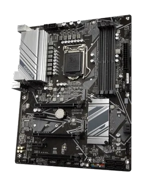 GIGABYTE Z590 D , Core™ i3/i5/i7/i9,DualDDR4 2133/2400/2666/2800/2933/3000/3200 ,2XPCI-E,1GB S1200