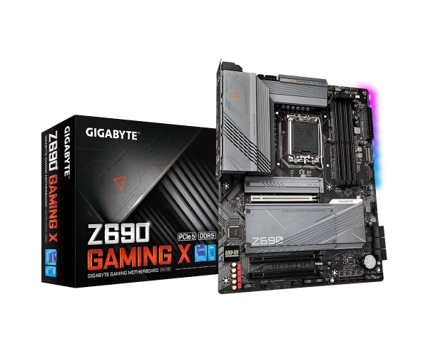 GIGABYTE Z690 GAMING X DDR5 , Core™ i3/i5/i7/i9, 4DualDDR5 4000/4800MHZ ,2XPCI-E, 2.5GB LGA1700
