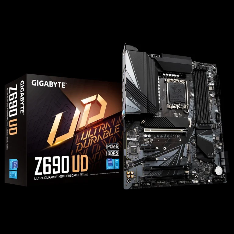 GIGABYTE Z690 UD , Core™ i3/i5/i7/i9, 4DualDDR5 4800MHZ ,2XPCI-E, 2.5GB LGA1700