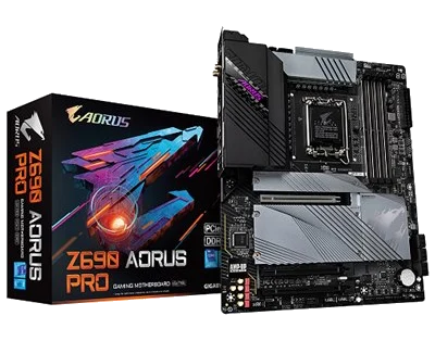 GIGABYTE Z690M AORUS PRO DDR5 , Core™ i3/i5/i7/i9, 4DualDDR5 4000/4800MHZ ,2XPCI-E, 2.5GB LGA1700