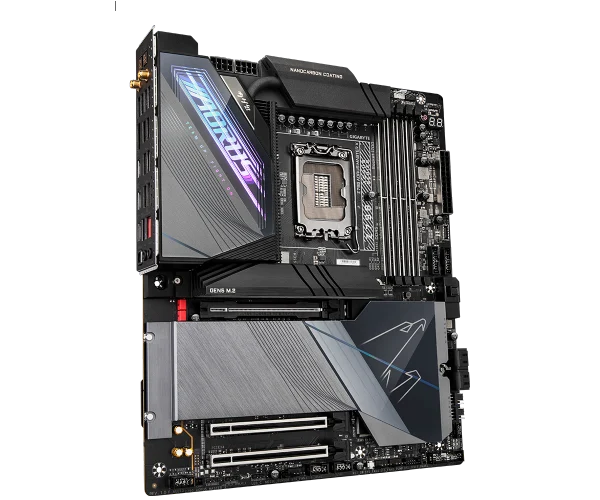 GIGABYTE Z790 AORUS MASTER X 10Gbe Lan WIFI7 , Core™ i3/i5/i7/i9, 4DualDDR5 4800MHZ ,2XPCI-E, 2.5GB LGA1700 – תמונה 2