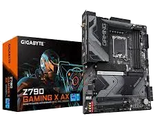 GIGABYTE Z790 GAMING X AX , Core™ i3/i5/i7/i9, 4DualDDR5 4800MHZ ,2XPCI-E, 2.5GB LGA1700