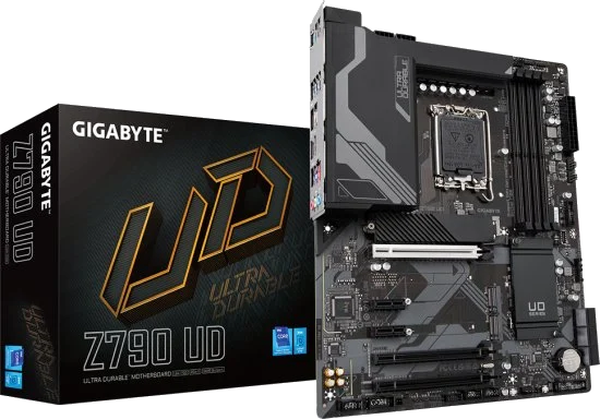 GIGABYTE Z790 UD , Core™ i3/i5/i7/i9, 4DualDDR5 4800MHZ ,2XPCI-E, 2.5GB LGA1700