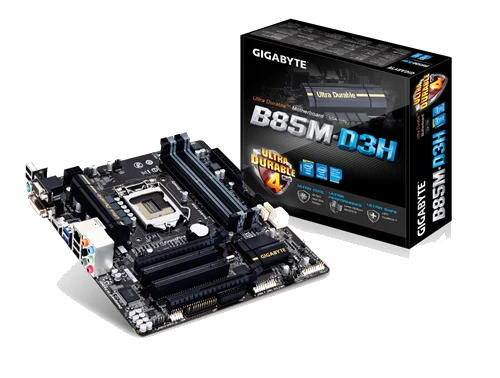 GIGABYTE GA-B85M-D3H ,DualDDR3 1333/1600,8CH ,1GB ,HDMI