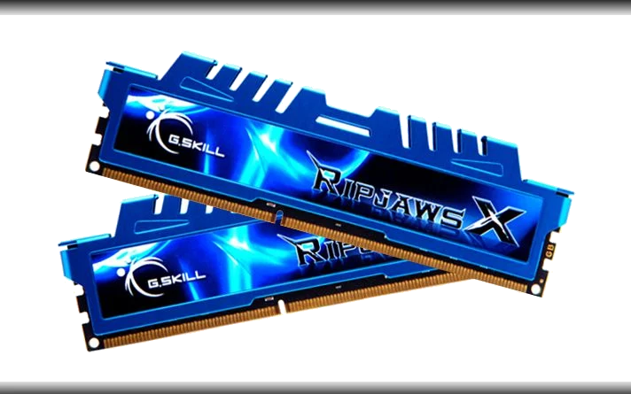 G.Skill RipJaw F3-12800CL7D-8GBXM DDR3 1600MHZ 8192MB KIT (4096MB X2) 7-8-8-24-2N