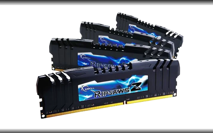 G.Skill RipjawsZ Edition+Turbulence II DDR3 2400MHZ 16384MB KIT (4096MB X4) Gold 11-11-11-31