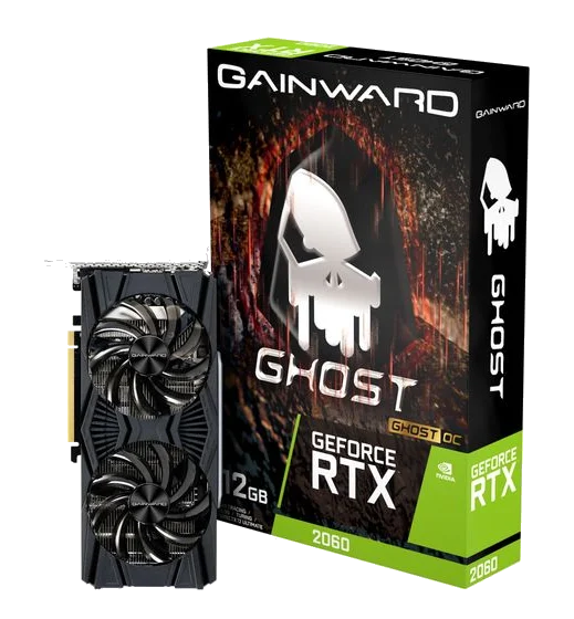 Gainward nVIDIA Geforce RTX™ 2060 Ghost 12GB GDDR6 + TV OUT- HDMI/ DVI / DP , WIN7/10/11 Ready PCI-E
