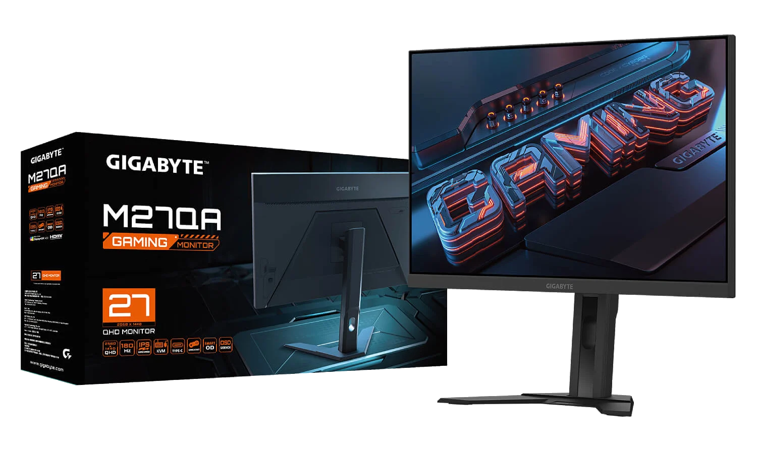 M27QA Gaming Monitor "27 LED 1MS 1:80000000 180Hz – תמונה 2