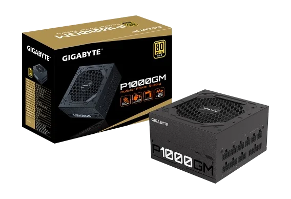 ספק כח Gigabyte™ Power Supply Gigabyte P1000GM 1000W ACTIVE PFC, Modular ,SATA