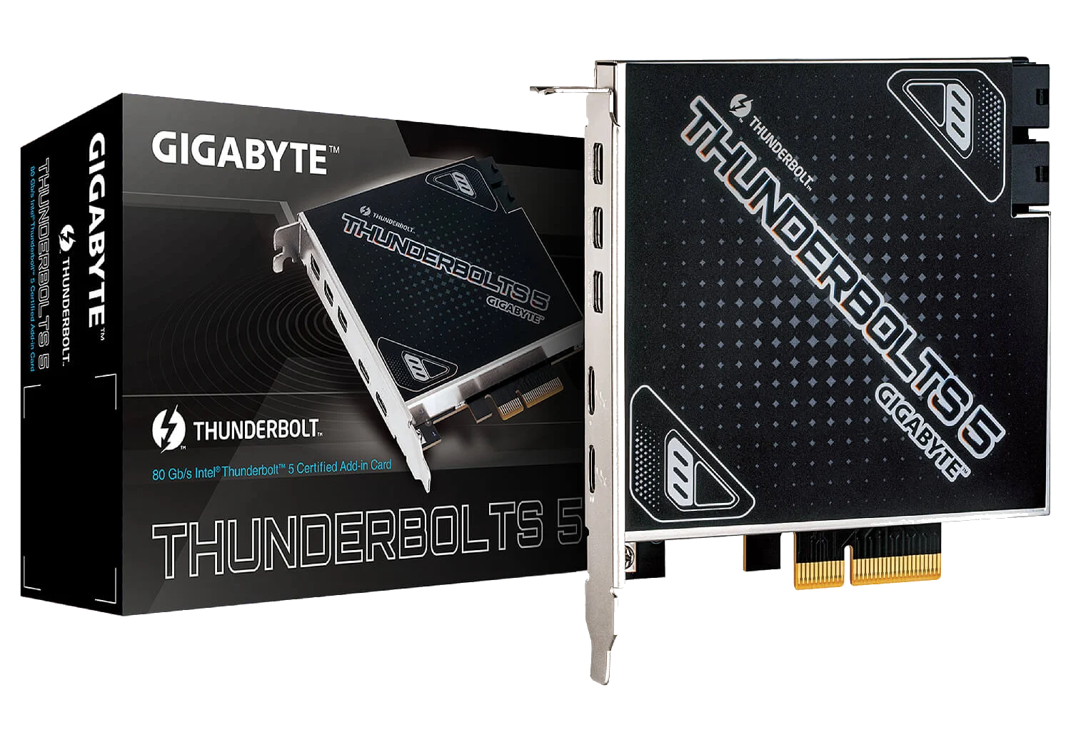 כרטיס הרחבה ללוחות Gigabyte נתמכים Gigabyte Thunderbolt 5