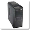 HEC Compucase 6BRD Black ,Tool-free, no PSU,2x120mm Fan, USB2.0, Audio & speaker