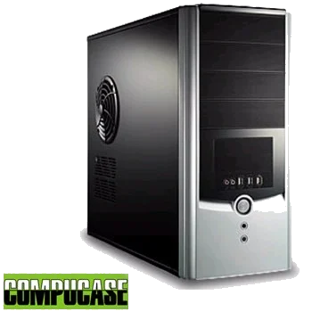 HEC Compucase 6C11 Black ,Tool-free, no PSU,2x120mm Fan, USB2.0, Audio & speaker