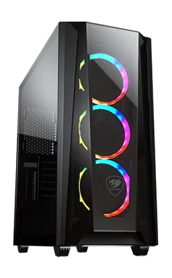 HEC COUGAR MX660-T RGB ,Tool-free, NO PSU ,3x12cm ARGB , 3USB2/3.0/TYPE C, Audio & speaker