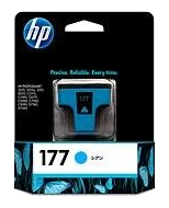 דיו כחול מקורי C8771HE למדפסות HP דגם 177 Cyan