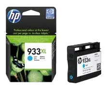 דיו כחול מקורי CN054AE למדפסות HP דגם 933XL Cyan