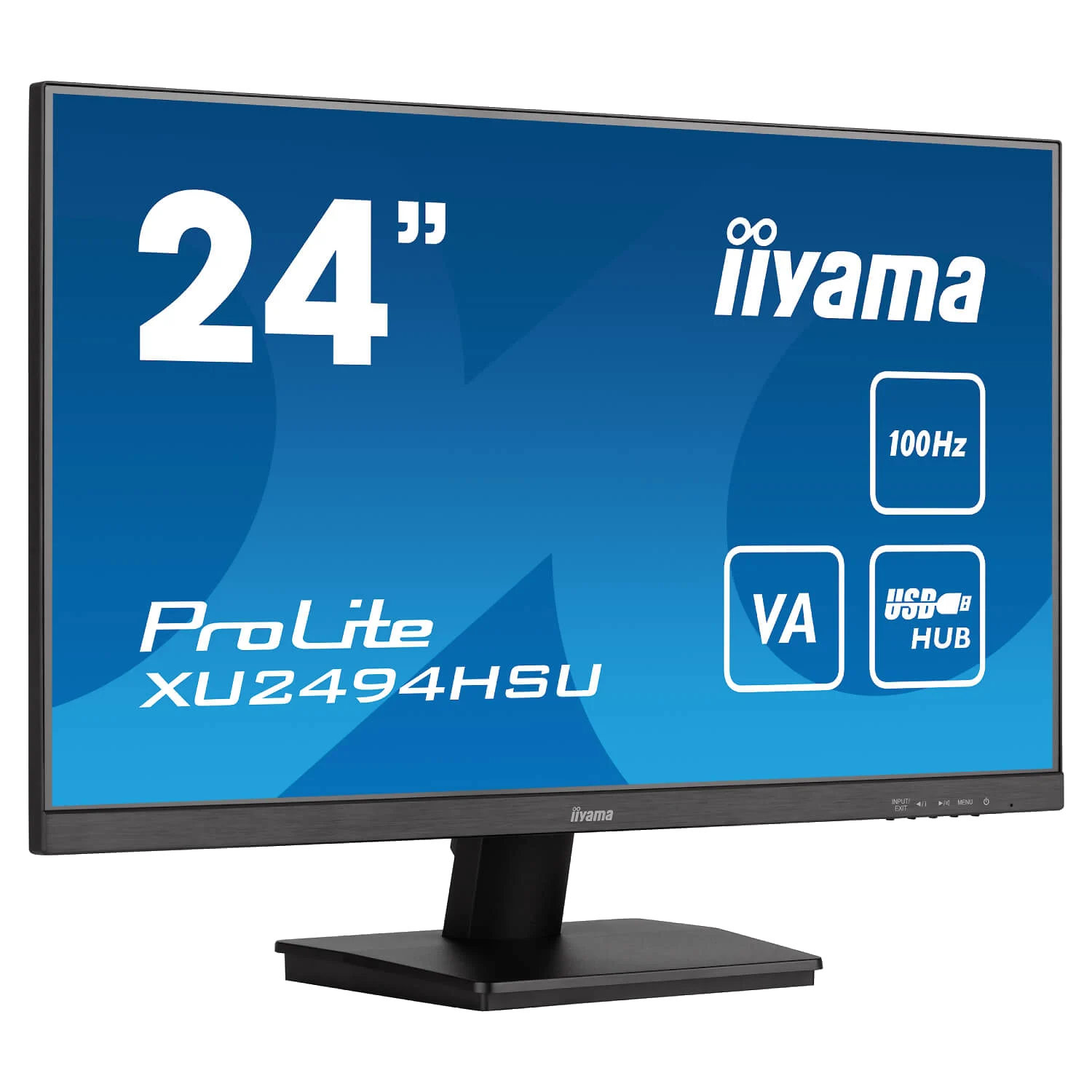 מסך מחשב IIYAMA 24" ProLite VA FHD 100Hz 1ms Black – תמונה 2